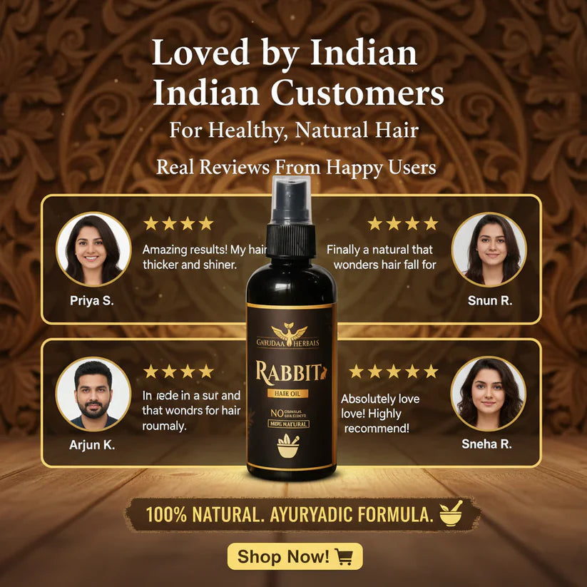 Rabbit Blood Hair Oil – 100% Effective!